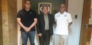 Primeiro Tenente Julio Maciel, Carlos Fontenelle e Ricardinho / Foto: Divulgação/CBB