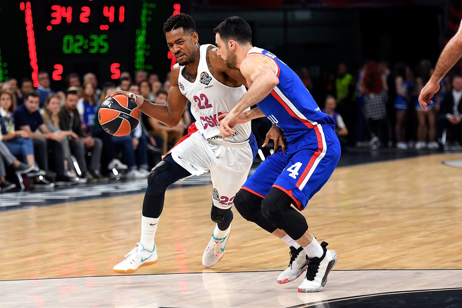 O MVP Will Clyburn foi um dos destaques do CSKA nesta decisão / Foto: Divulgação