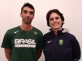 Douglas Lorite e Rafaella Lopes anunciaram os convocados para o Pan de Lima / Foto: Divulgação/CBB