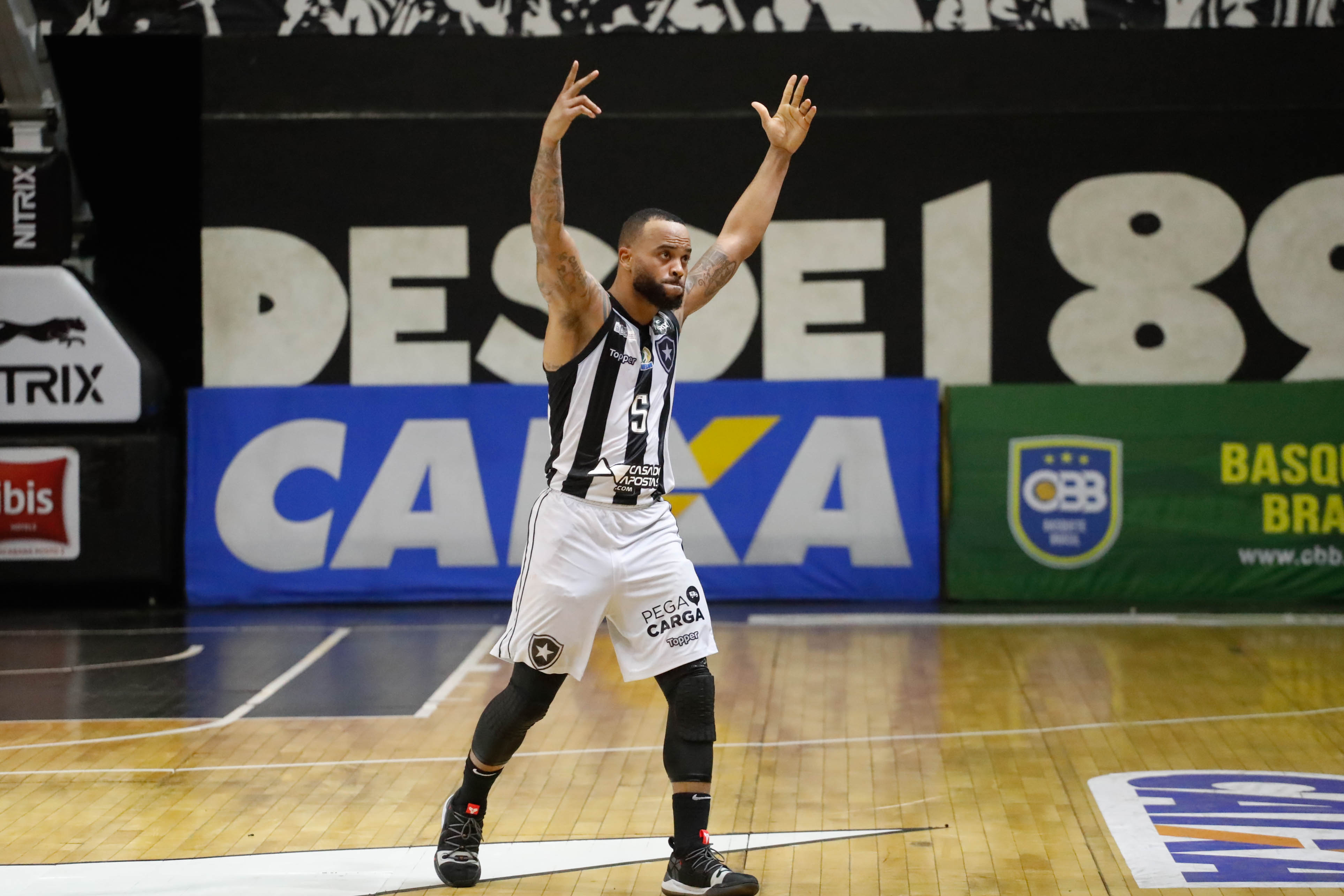 O norte-americano Jamaal Smith foi um dos grandes nomes do Botafogo na temporada passada/ Foto: Gilvan de Souza/LNB