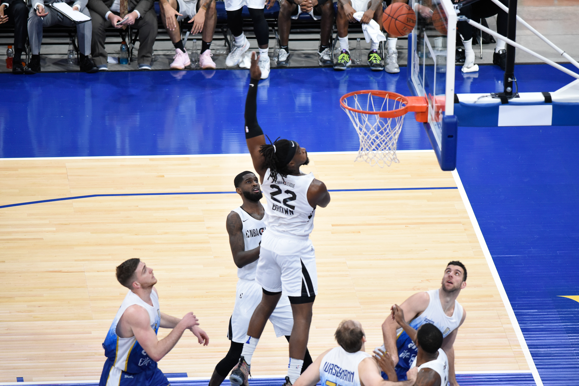 O G-League Elite superou o selecionado do uruguaio com facilidade / Foto: NBAE/M. Singer