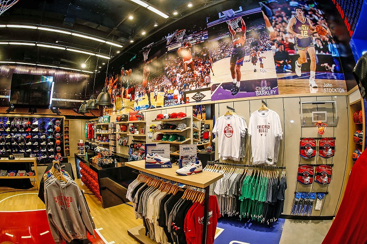 NBA anuncia expansão da NBA Store com abertura de unidades em