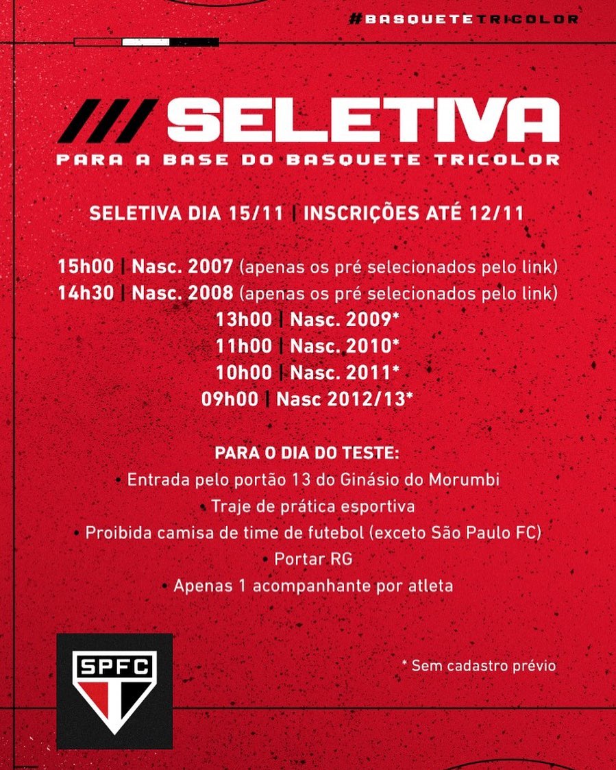 São Paulo Futebol Clube – Liga Nacional de Basquete