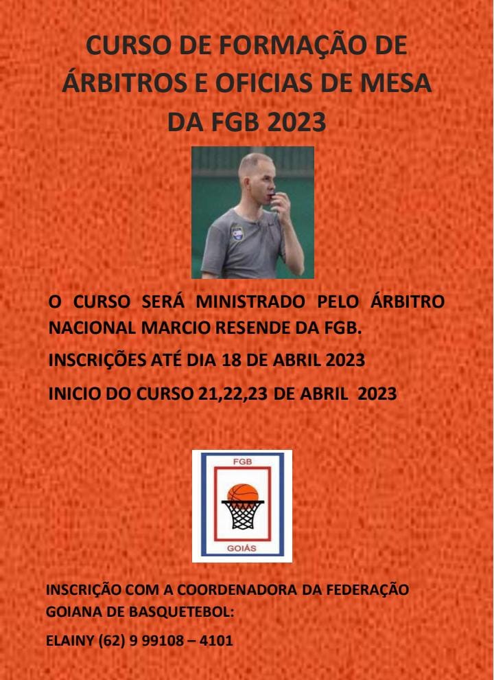 Curso de Formação de Árbitros de Basquetebol